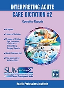 Acute Care Dictation